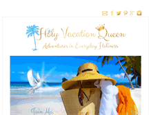 Tablet Screenshot of holyvacationqueen.com